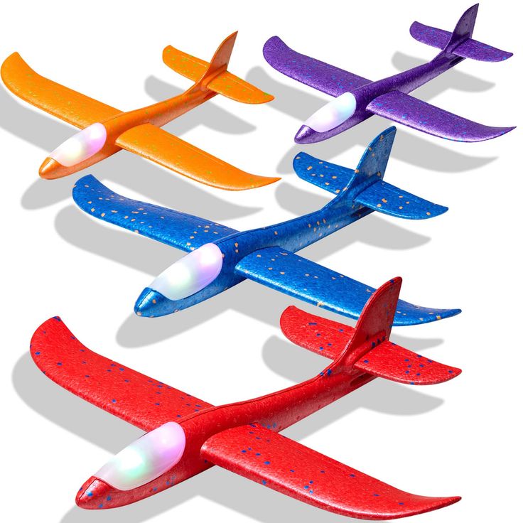 Foam Glider Airplane Set – Lightweight Hand-Throw Flying Planes for Kids
