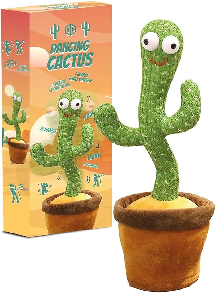 Talking Cactus Singing Toy with Music & Dance