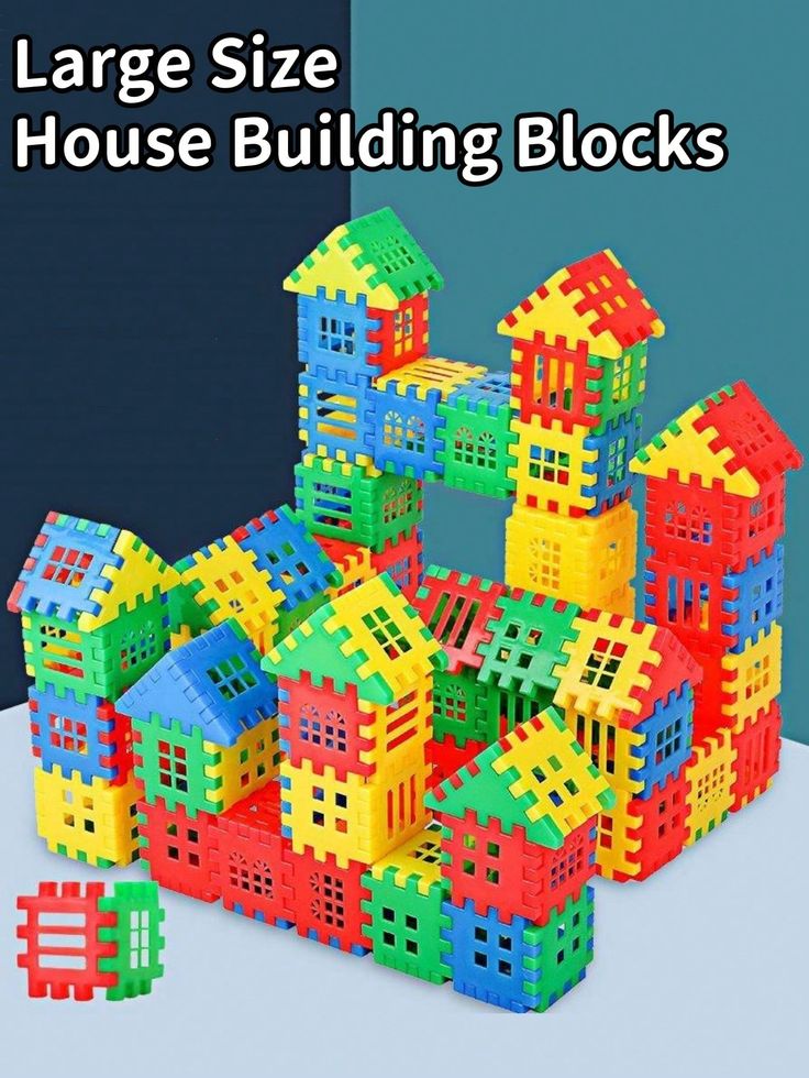 Large Size House Building Blocks for Kids
