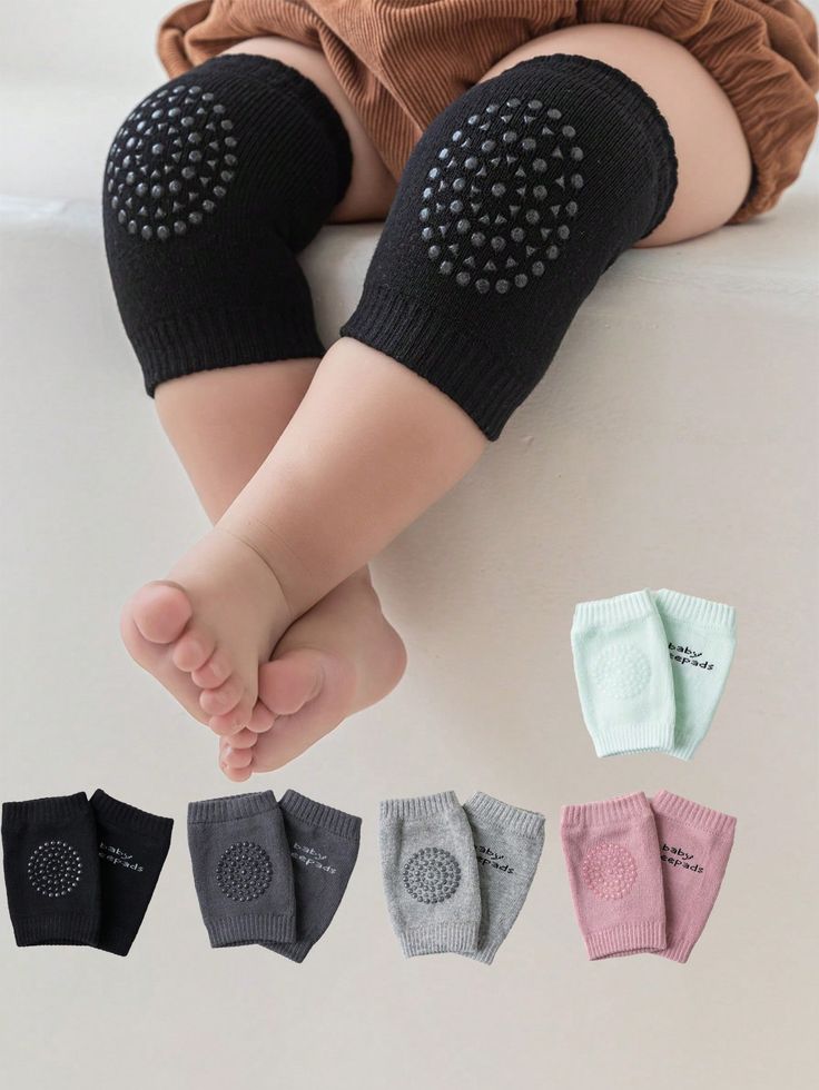 Soft Crawling Safety Knee Pads for Babies – Pack of 2