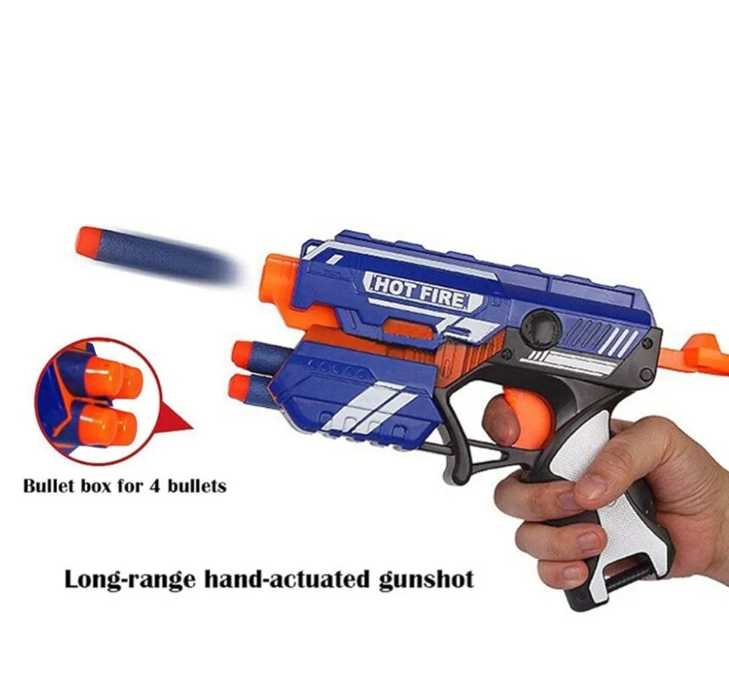 Hot Fire Foam Dart Blaster – Powerful & Safe Shooting Toy Gun