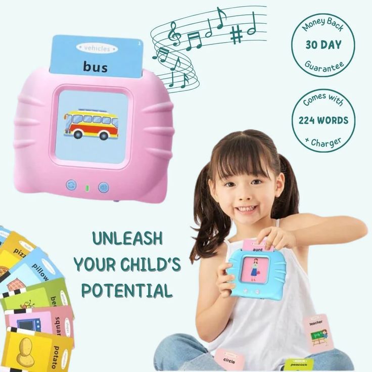 Kids Educational Flash Card Sound Machine