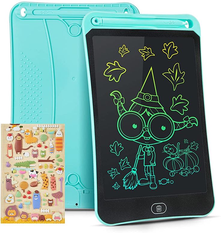 LCD Kids Digital Writing & Drawing Pad – Colorful Reusable E-Slate Board